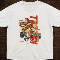 Kill Bill Japanese Graphic T-Shirt | Rock Music Graphic Tee | Japan Retro S