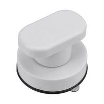 No Drill Handle With Suction Cup With Vacuum Lock Ring Small white