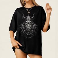 Norse Viking Warrior Graphic T shirt, Berserker Nordic Mythology Apparel M