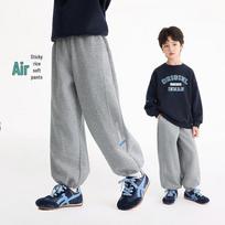 Boys' Letter Print Loose Jogger Sweatpants 130 viržių pilka spalva