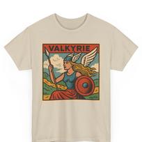Valkyrie Comic T-Shirt: Retro Norse Mythology Warrior Tee 4XL