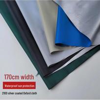 Atsparus vandeniui 170 cm sidabru dengtas Oksfordo audinys palapinėms, skėčiams ir tentuojams Dark Green blue