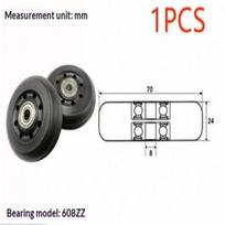 Silent Pilates Reformer Wheel Replacement for Core Bed 1PCS Roller Bearing A2