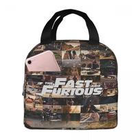 Fast And Furious Legends Tribute Insulated Lunch Bag for Women Kids Portable Food Boxes Thermal Lunch Box Tote One Size