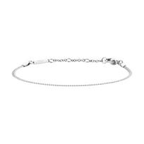 Daniel Wellington Waterproof and sweatproof 316L stainless steel bracelet, same style for men and women, silver dw00400540 sidabras