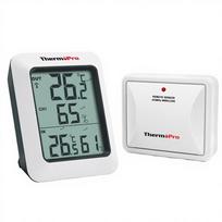 ThermoPro TP60C Digital Wireless Hygrometer Indoor Outdoor Thermometer Humidity Monitor With Temperature Gauge Meter balta