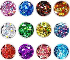 Laser Sequin Glitter Holographic Extra Chunky Hexagon Glitter for Craft Epoxy Resin Body and Nail Art
