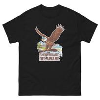 Snowboard Delaware Eagle USA Snowboarding Animal T-Shirt M