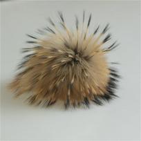 15cm Real Raccoon Fur Pom Poms Ball for Adult Kids Knit Hats Custom Handmade Natural Luxury Winter Accessories