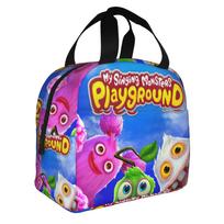 My Singing Monsters Portable Lunch Box for Women Multifunction Cartoon Anime Game Thermal Cooler Food Insulated Lunch Bag School One Size