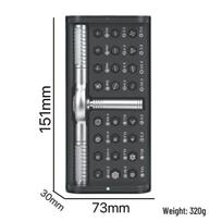 24-in-1 High Hardness S2 Ratchet Screwdriver Set for Household Multi-functional Repair