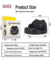 Dashboard Phone Holder with Parking Number Plate & Navigation Support