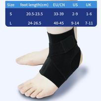 Cross-Border Sports Elastic Ankle Cover Spandex Winding Pressurized Heel Protector Anti-Sprained Foot Protection for Basketball S code [suitable for shoe size 33-39 wear]