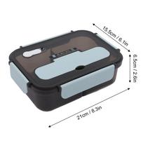 PP Insulated Lunch Box 1.1L Bento Lunch Box Cute Food Storage Container  For Travel mėlyna