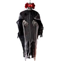 Halloween Light-Up Red Flower Hanging Decoration for Party and House One Size