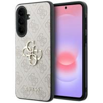 Case Guess Leather 4G Metal Logo for Samsung Galaxy A37 5G / pink