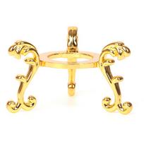 Gold-plated Display Gemstone Egg Support Base  Ball Stand Holder Ornament auksas
