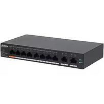 Dahua Valdomas jungiklis CS4010-8GT-60 DH-CS4010-8GT-60, 10xRJ-45, 8xPoE, 60W, L2, Stalo/Ant sienos montavimas
