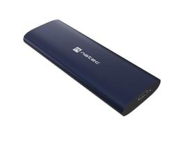 Išorinio kietojo disko dėklas Natec OBUDOWA SSD ZEWNĘTRZNA NATEC RHINO M.2 NVME LITE USB-C 3.2 GEN 2 STEEL NAVY