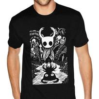 2025 Silk Song Graphic Art Hollow Knight Funny Game Classic T-Shirt Men Skull Graphic Gothic Anime Tshirt HipHop Print Tees Tops M
