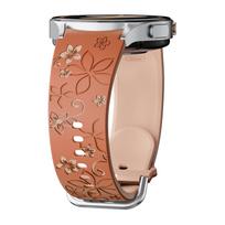 No Gaps Band for Samsung Galaxy Watch 7/5 Pro/4 6 Classic 40 44mm Engraved Silicone Sport Bracelet correa Galaxy Watch 7 Straps Galaxy 6classic 43mm