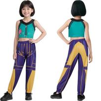 Girls Zoey Cosplay Girl Group Rumi Kids Costume Mira Outfit Favorite Stage Performance Clothes Halloween Animated Movie Dress Up 110cm spalvoti rituliai