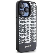 iPhone 15 Pro Max dėklas - DKNY - DKHMP15XPSOSPK - Oda - Spausdintas - MagSafe - Juodas
