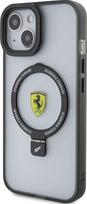 Ferrari Ferrari FEHMP15MUSCAK iPhone 15 Plus / 14 Plus 6.7" czarny/black hardcase Ring Stand 2023 Collection MagSafe