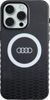 Audi Audi IML Big Logo MagSafe Case iPhone 15 Pro Max 6.7" czarny/black hardcase AU-IMLMIP15PM-Q5/D2-BK