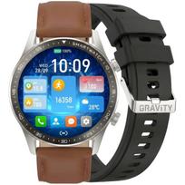 Išmanusis laikrodis Smartwatch Gravity with 2 Straps GT10-8 / silver