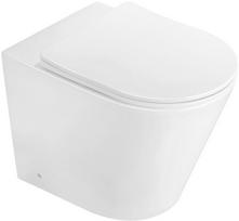 Mexen Rico pastatomas WC dubuo Rimless su lėtai nusileidžiančiu plonu dangčiu, duroplastikas, balta blizgi - 32724000, 54x37x40 cm