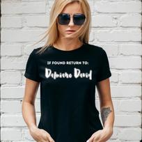 IF FOUND RETURN TO DAMIANO DAVID T-Shirt, MANESKIN, Unisex/Lady Fit S