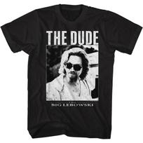 The Big Lebowski The Dude Black Adult T-Shirt 4XL