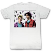 Bill and Ted Flyin White Adult T-Shirt XL