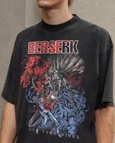 Berserk | Anime Street Tee | Oversized Graphic T-Shirt | Vintage Wash XL