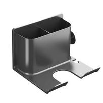 Self-adhesive Hair Dryer Holder Non Perforated Bathroom Storage Rack Wall Mounted Holder  Bathroom pilka