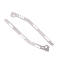 2Pcs Metal Plate Buckle For Accord 8th Generation 2008 2013 Front Bumper Support Rust Resistant Fixing Bracket Onesize