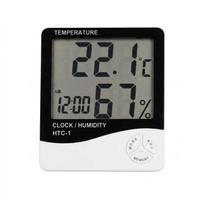Hot Selling Wanbang HTC-1Indoor Thermometer & Hygrometer for Accurate Temperature Monitor Bedroom and Living Room Are Available (White,0.1 ℃&0℃~50℃(32℉~122℉)) balta