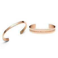 Daniel Wellington Rose Gold Classic Style Maillard Color Alloy Bracelet Unisex Couple Style C140C001 auksas
