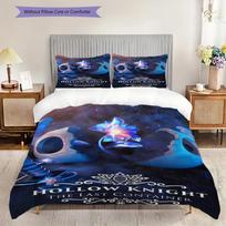 Hollow Knight Last Contender Bedding (1 * duvet cover + 2 * pillowcase, without core) 2D Flat Bedding set Duvet cover and pillowcase 135x200cm
