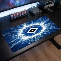 Hamburger SV Football Print Large Mouse Pad, Anti-Slip Extended Gaming Desk Mat for Office Home 30cmx60cm（11.8x23.6inch）