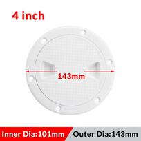 4 6 8 inch Deck Plate Round Hatch Cover Deck Inspection Access  Boat Yacht Marine Accessories 4inch