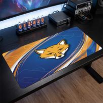 Leicester City Football Print Large Mouse Pad, Anti-Slip Extended Gaming Desk Mat for Office Home 30cmx60cm（11.8x23.6inch）
