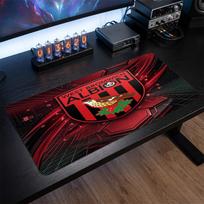 West Bromwich Albion Football Print Large Mouse Pad, Anti-Slip Extended Gaming Desk Mat for Office Home 30cmx60cm（11.8x23.6inch）