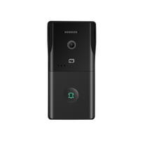 Hiwink IP65 2-Wire Smart Video Doorbell Face/Palm Recognition 2K Camera Motion Detection Night Vision Tuya App 10/7 Inch Touch (Black,Others&Two-Way Intercom) juoda