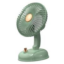 Electric Personal Desk Fan Variable with for Desktop White USB Recharge