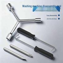 Multifunctional Washing Machine Disassembly Tool Set Clutch wrench 36mm/38mm silver
