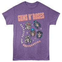 Guns N Roses Member Skulls Appetite For Destruction Men's T Shirt Rock Merch M