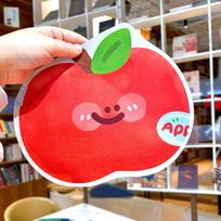 Custom Design Mousepad Cute Fruit Apple Rubber Mouse Pad Gamer Cute Anti-Slip Cartoon Mouse Pad Full Print  Price Custom sizes raudona