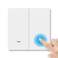 2022 Cheap Electric Smart Wall Switch for Home Automation Without Neutral APP Control Wifi and Zigbee for Option (White,Eu Standard&1Gang 86*86MM EU) balta